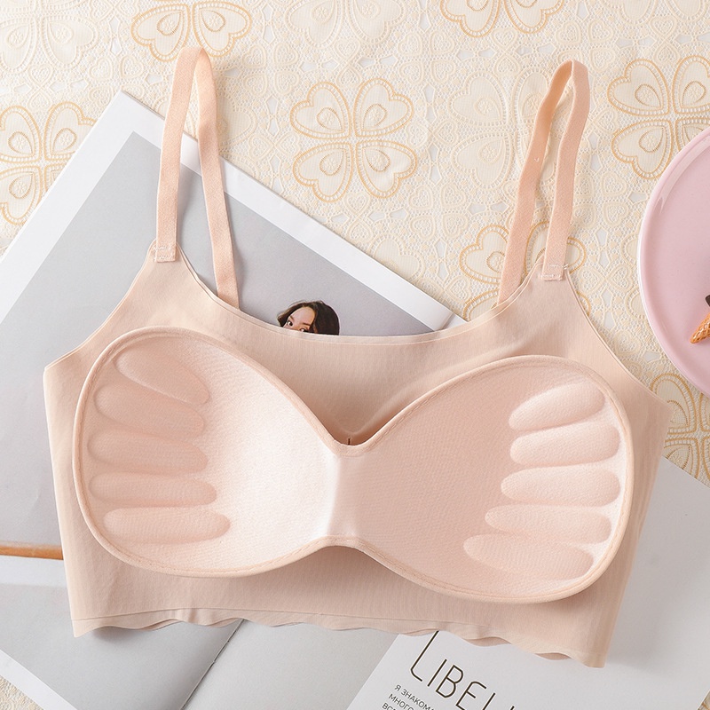 MURHOL Bra Wanita Tali Seamless Pakaian Dalam Cewek Korea Murah Anti Nyeplak Murah Lucu Lembut Halus Adem  - BH5