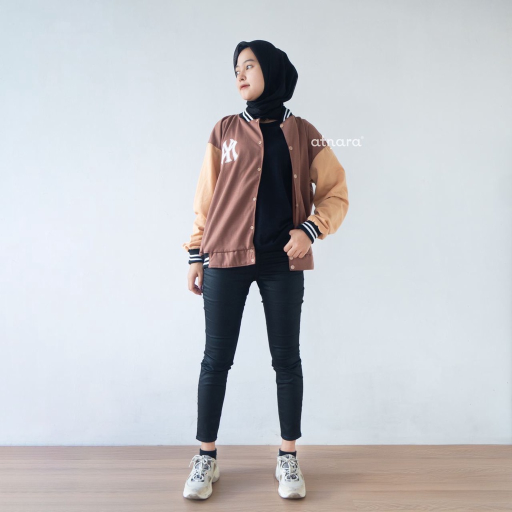 Nara Grosir - NY XXL Baseball Jaket l Varsity Jaket Terbaru