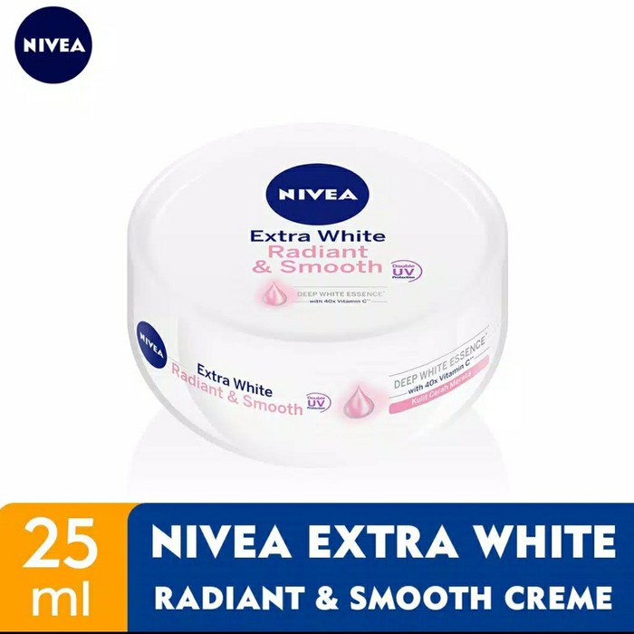 NIVEA CREME EXTRA WHITE RADIANT &amp; SMOOTH Pelembab Wajah Nivea 25ML 50ML 100ML