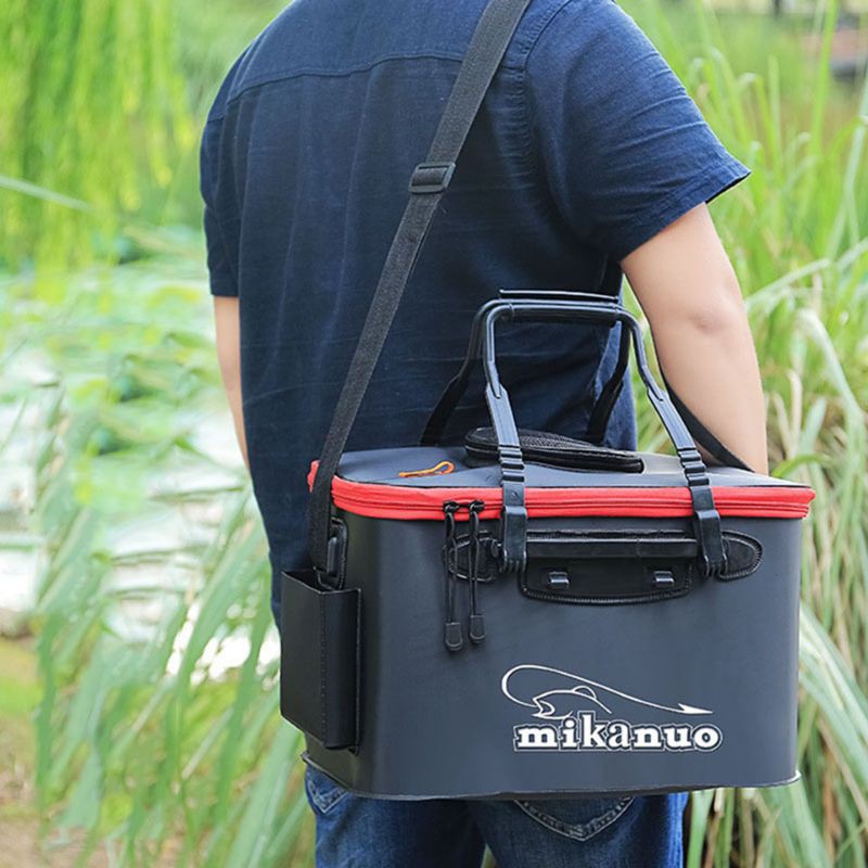 Tas Mancing Perlengkapan Memancing / Tempat Umpan Ikan Hidup Size 40 - 60CM