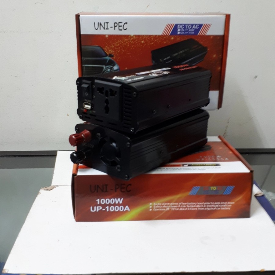 POWER INVERTER 12V 1000WATT UNI-PEC 1000W DC 12V TO AC 220V