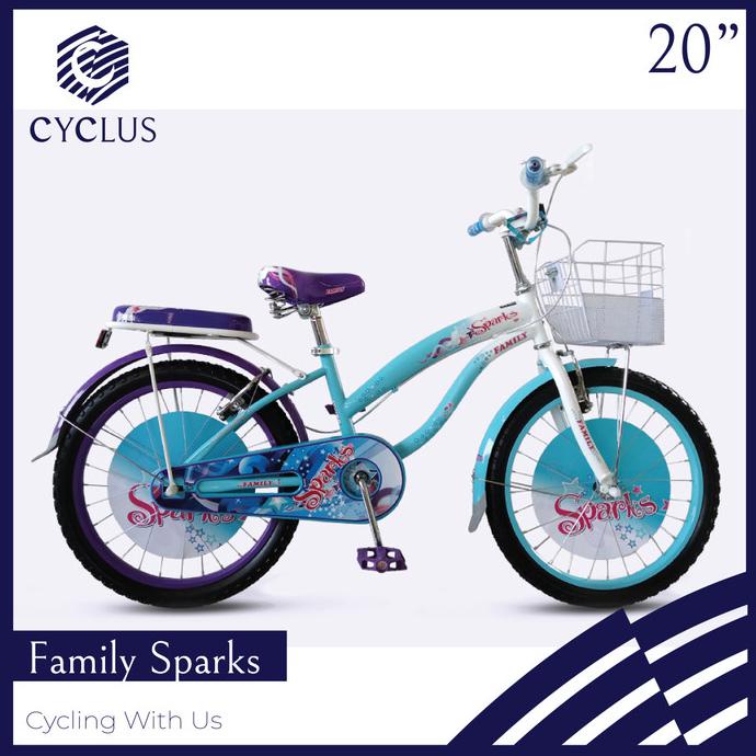 Sepeda Mini Anak Perempuan Family Sparks 20 Inch Paradilachandra5