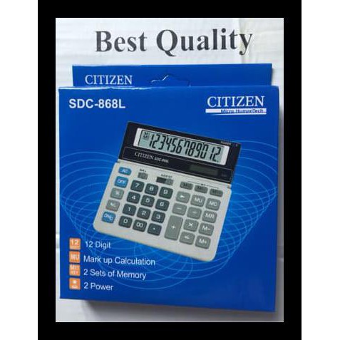 

Hot Product Kalkulator 12Digit Angka Type Sdc 868 L Barang Bagus