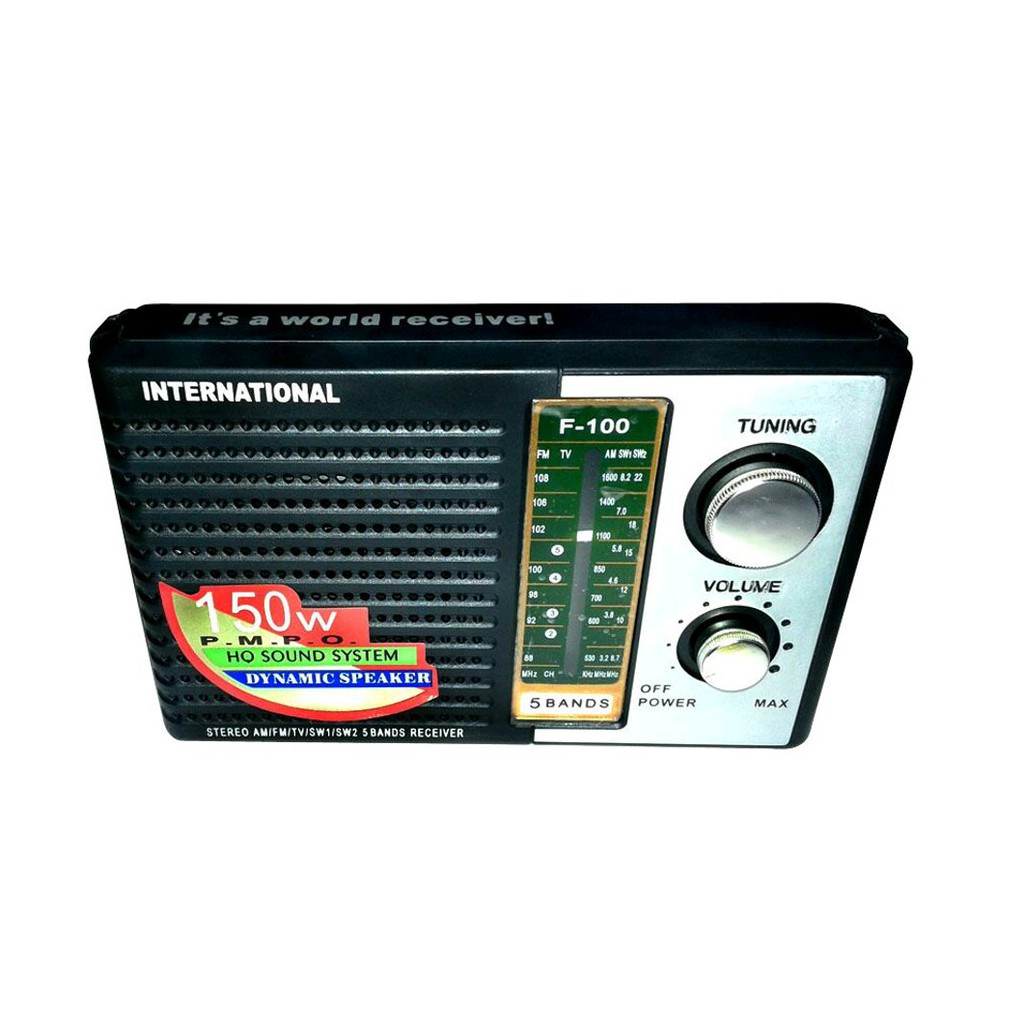 (COD) Radio International F-100 Portable AM FM