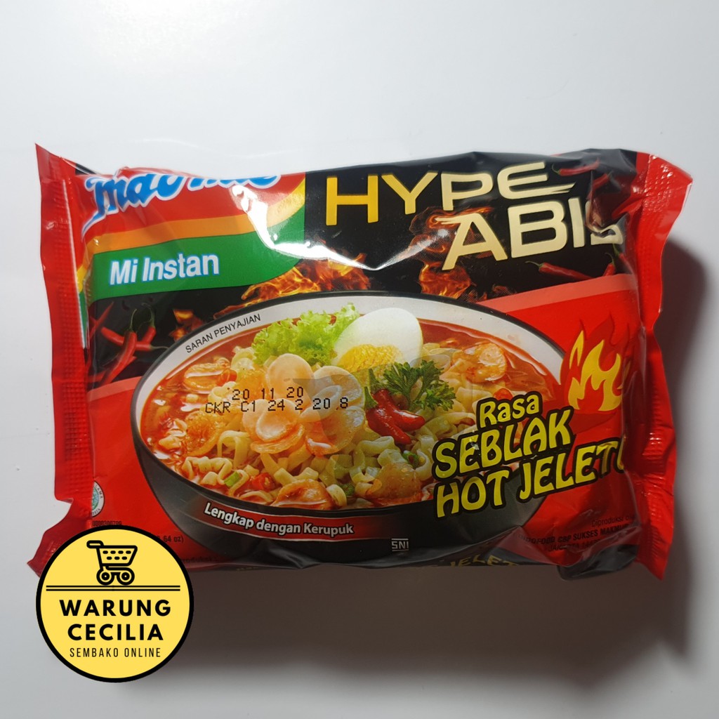 

Indomie Kuah Seblak HYPE ABIS - MIE INSTAN