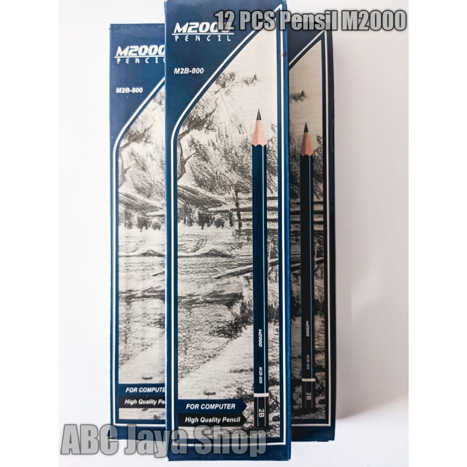 

1 Pack isi 12 Pensil M2000 Pensil 2B Murah Berkualitas PENSIL 2B HARGA GROSIR