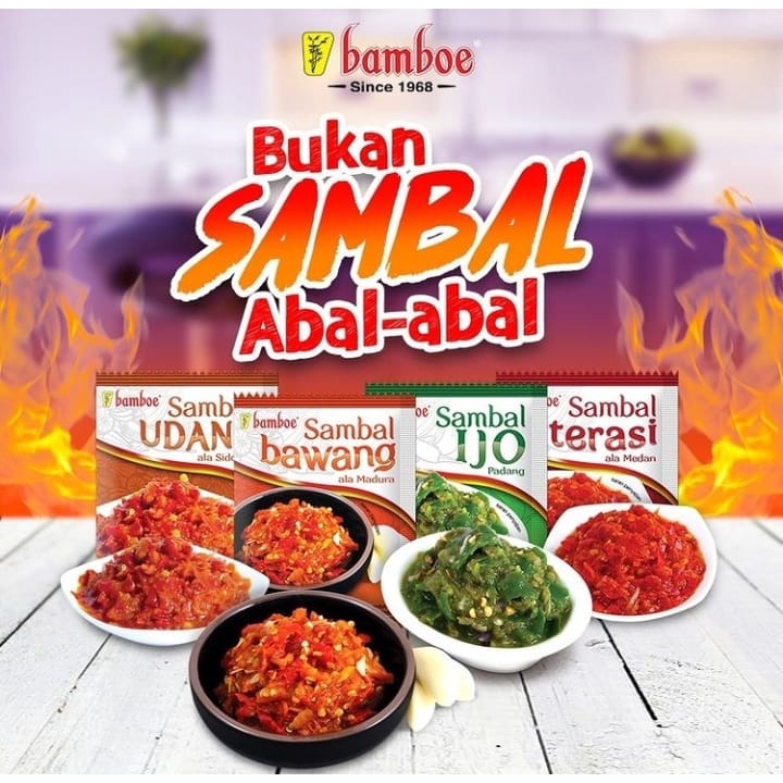 

Bamboe SAMBAL Sachet Khas Nusantara All Variant