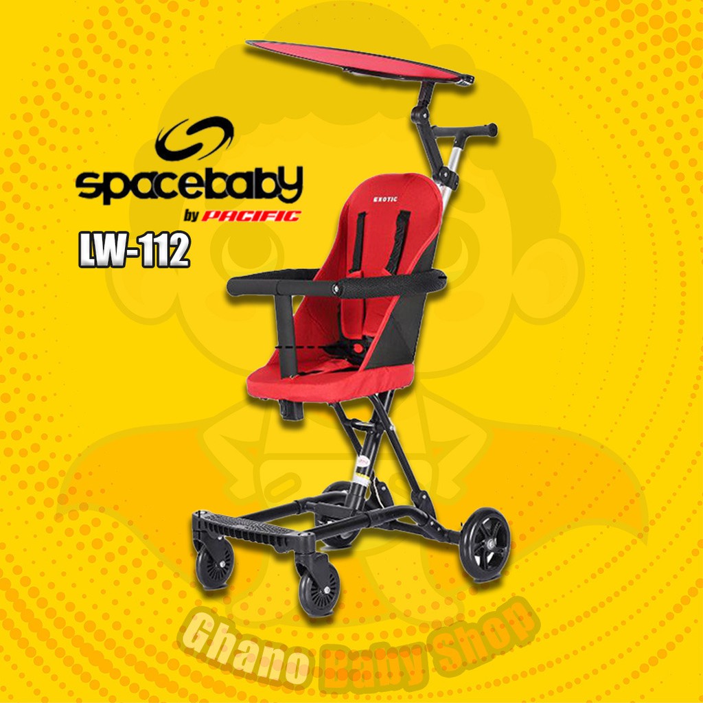 MAGIC STROLLER EXOTIC LW-112 (KERETA DORONG BAYI) KANOPI LEPAS PASANG