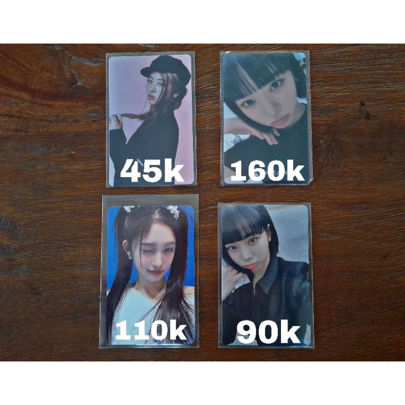 photocard pc lesserafim le sserafim IVE LD SOUNDWAVE SW Chaewon, Chaewon Black Petrol, leeseo ktown,