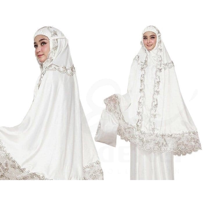 Mukena Mukenah Sholat Rukuh Cewek Wanita Sutra Velvet Krisdayanti