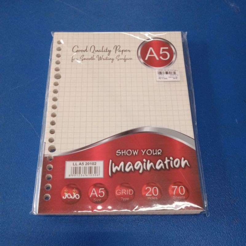 

Loose Leaf Kotak Jojo A5 70 Sheets LL A5 20102