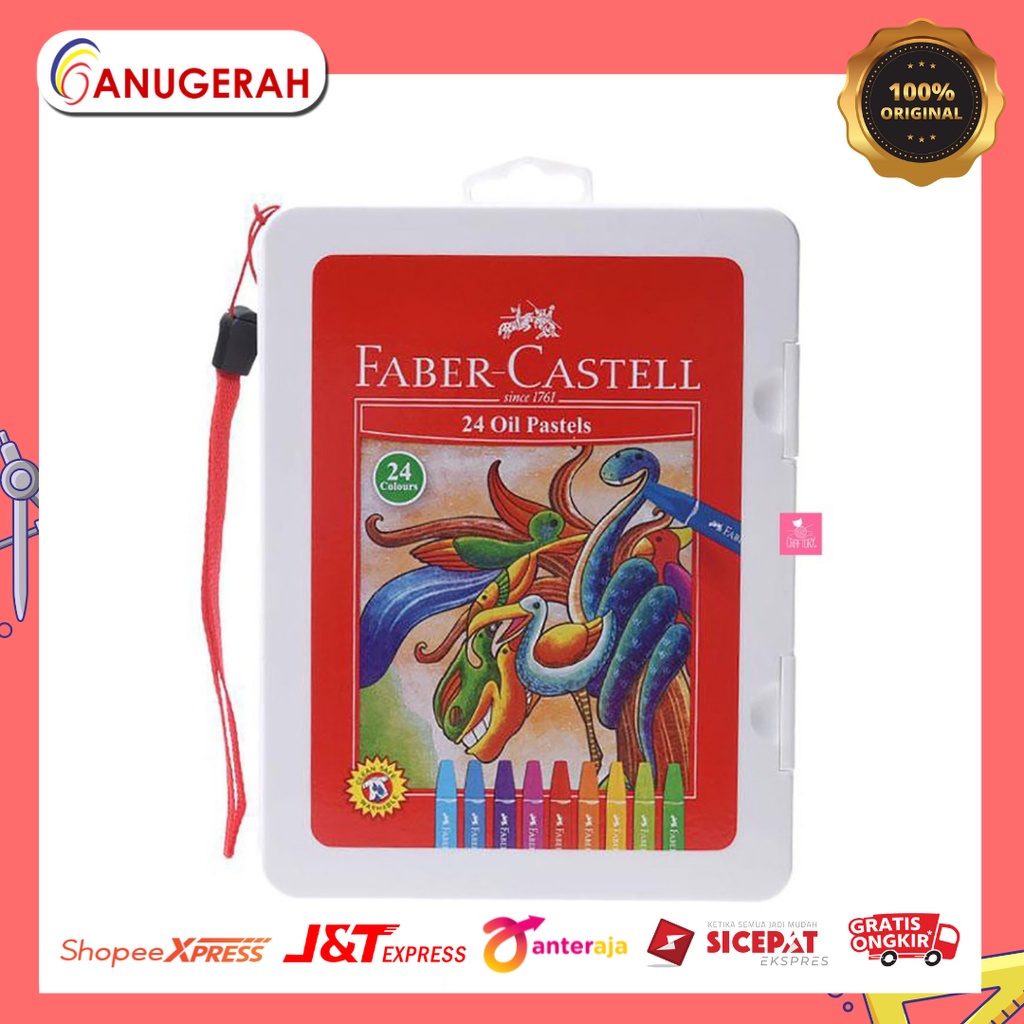

FABER CASTELL 120089 24W CRAYON HEXAGONAL / OIL PASTEL