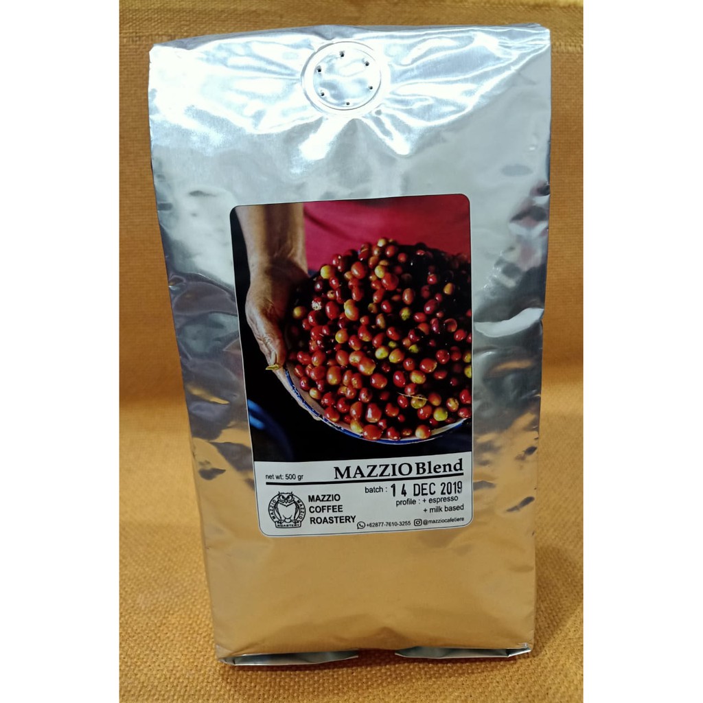 

Mazzio Blend - 500gr - Roasted Coffee Bean