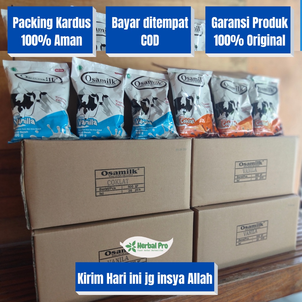 OSAMILK GROSIR 1 DUS | KARTON | KARDUS ISI 20 BUNGKUS AGEN RESELLER DROPSHIP