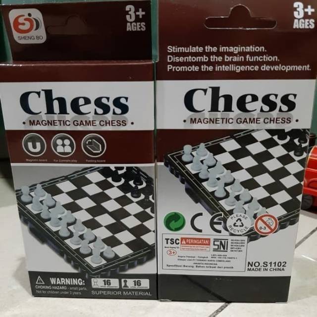 Mainan Catur Magnet kecil - Chess Board Games
