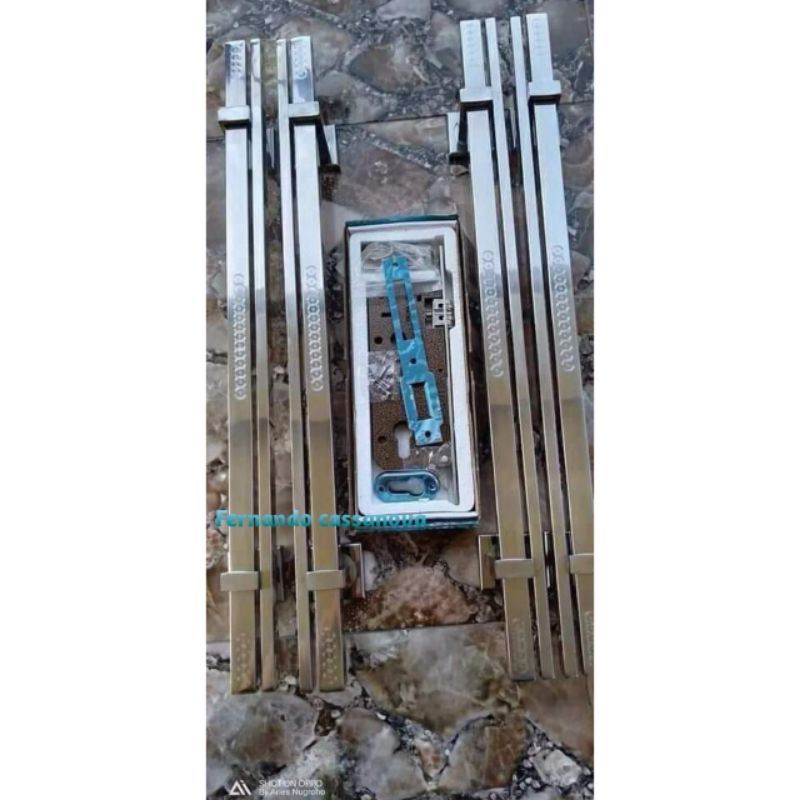 Tarikan pintu 4pcs Handle pintu rumah 33cm 45cm 60cm + 1 set bodi kunci rumah murah