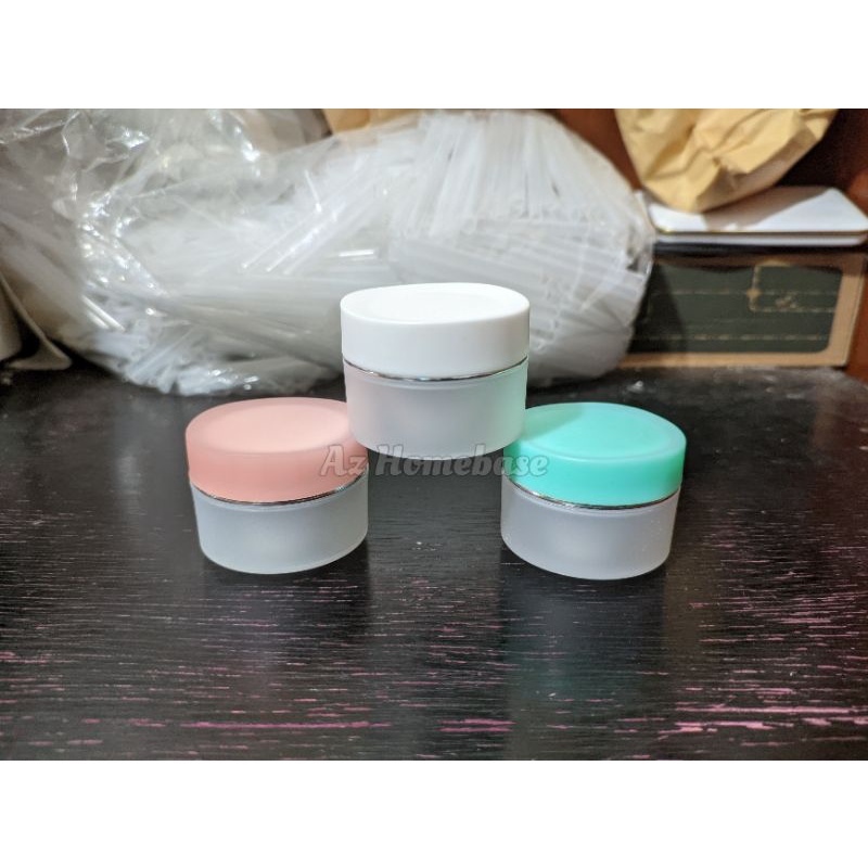 Pot Bunga 15 Gram 15 Gr 15Gram 15Gr Minimal 25pcs - Flower Jar 15 Gram - Pot Krim 15gr - Pot Cream 1