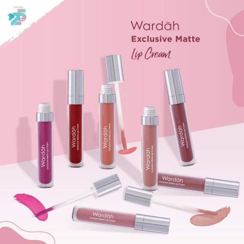 {100%ORI} WARDAH EXCLUSIVE Matte Lip Cream