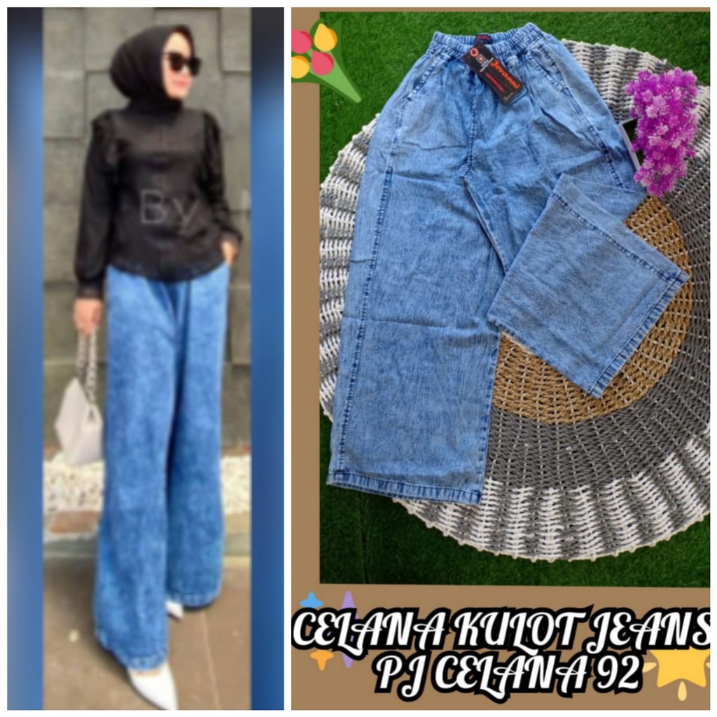 [TERBARU] Kulot Jeans by Jevanni/ bisa COD/ Pakaian Wanita