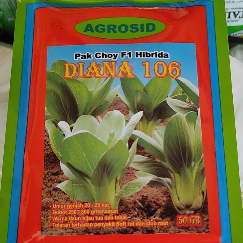 Benih Bibit Pakcoy Tahan Busuk, Diana 50gram
