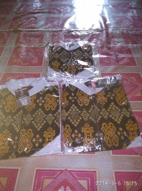 Koko Batik Couple Broken White / Putih / Koko Murah / Koko Batik