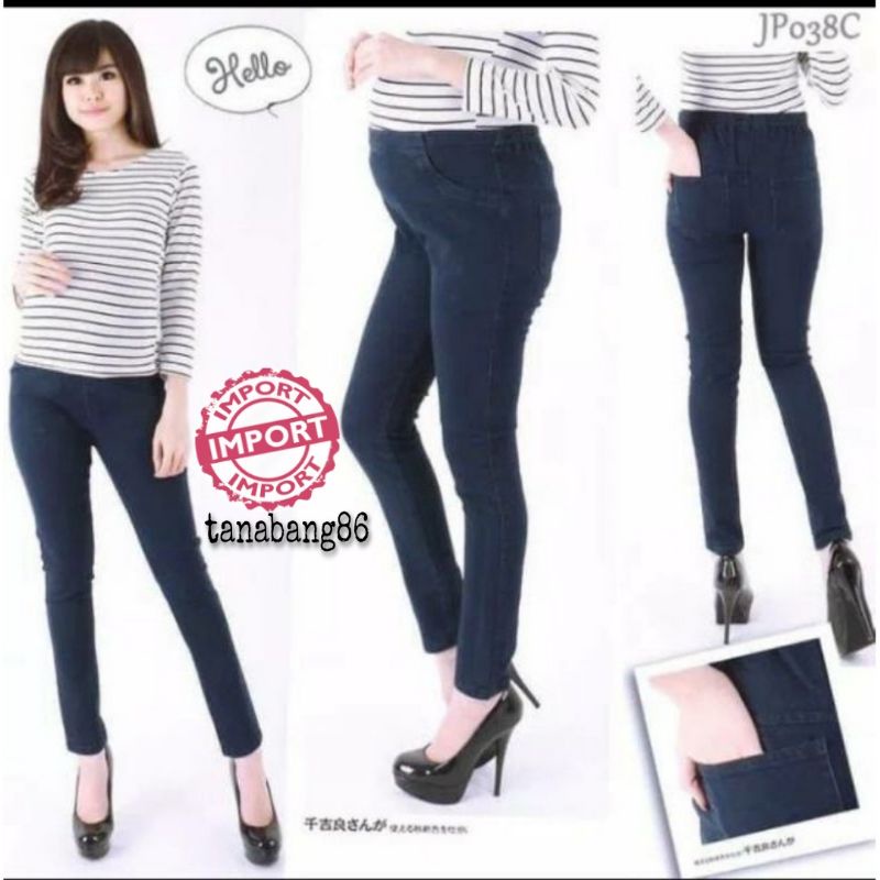 Celana hamil jeans import celana hamil jeans jumbo