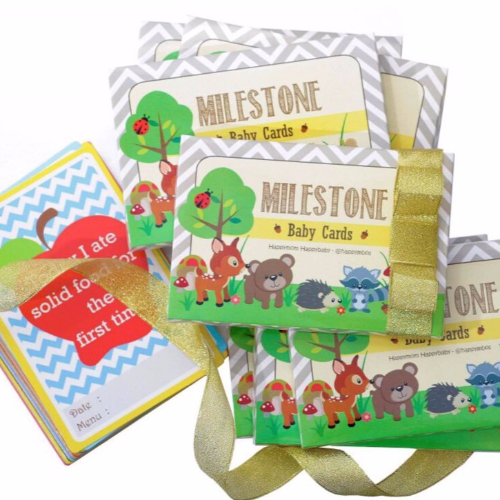 KARTU PERTUMBUHAN BAYI | Milestone Baby Cards