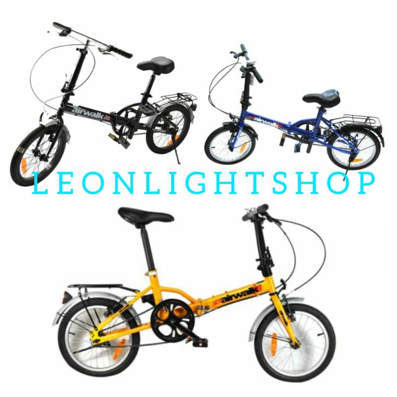 ACE AIRWALK SEPEDA LIPAT 16 INCI 1 SPEED/FOLDING BIKE/ FDB AIRWALK JEDI 16 INCI/SEPEDA LIPAT MURAH