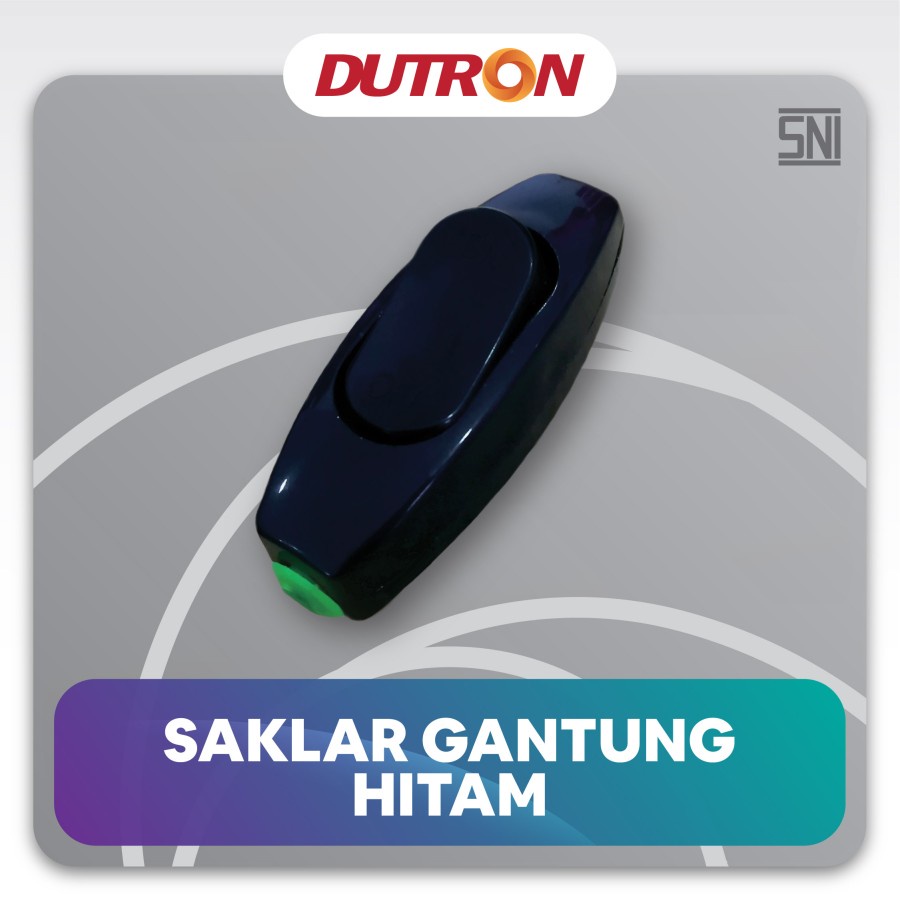 Saklar Gantung ON OFF DUTRON SNI Sakelar Gantung DUTRON HITAM PUTIH