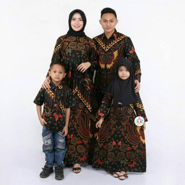 Batik Couple keluarga sania ruffle ori ndoro jowi dnt mataram