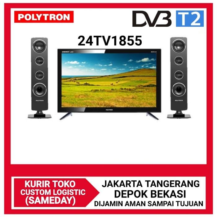 Polytron 24T1850 Plus Speaker Led Tv Cinemax [24 Inch] Garansi 5 Tahun