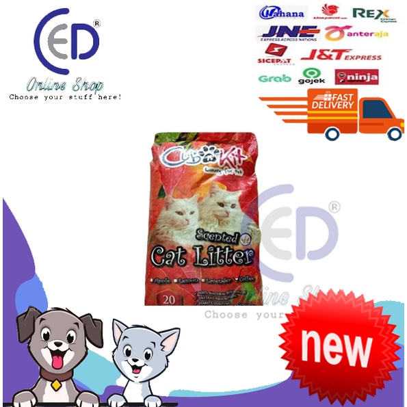 PASIR KUCING CUB N KIT 20KG MARKOTOPS ( EKSPEDISI )