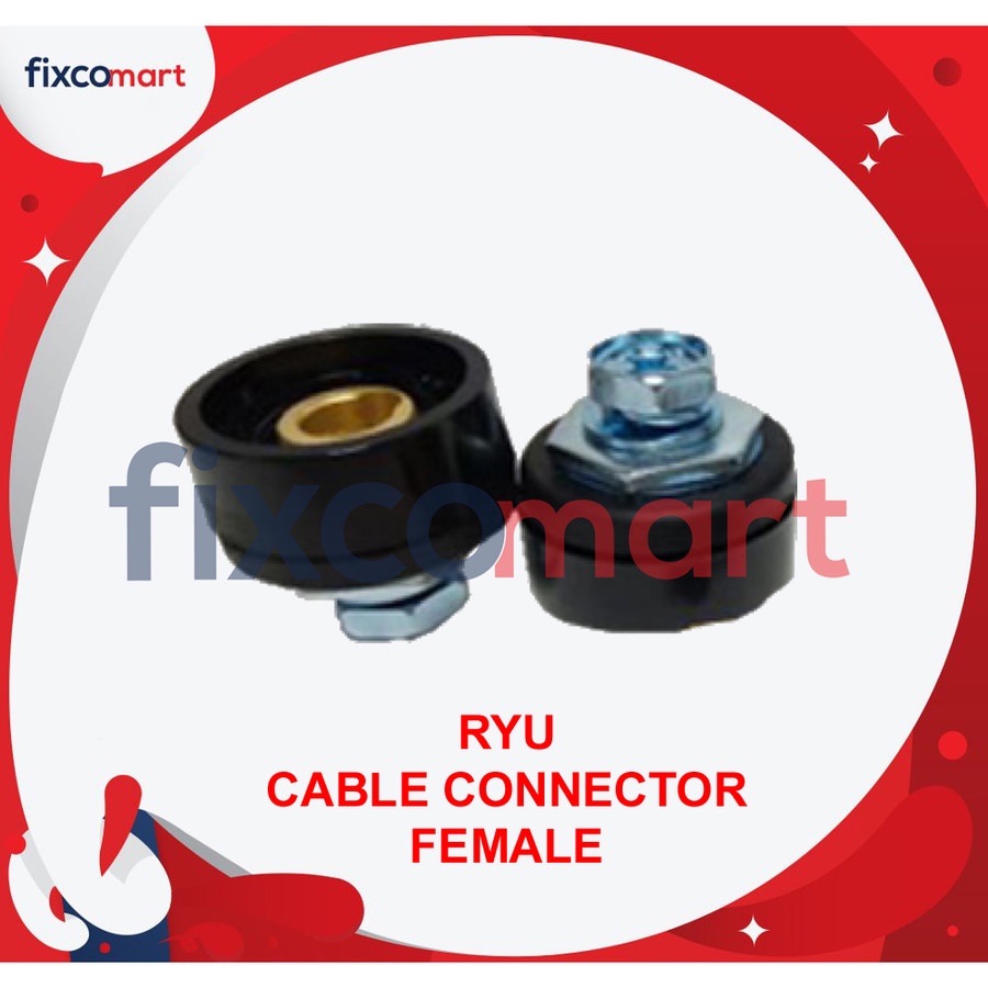 RYU Cable Connector Female / Male / Konektor Kabel Las 200 A - FEMALE