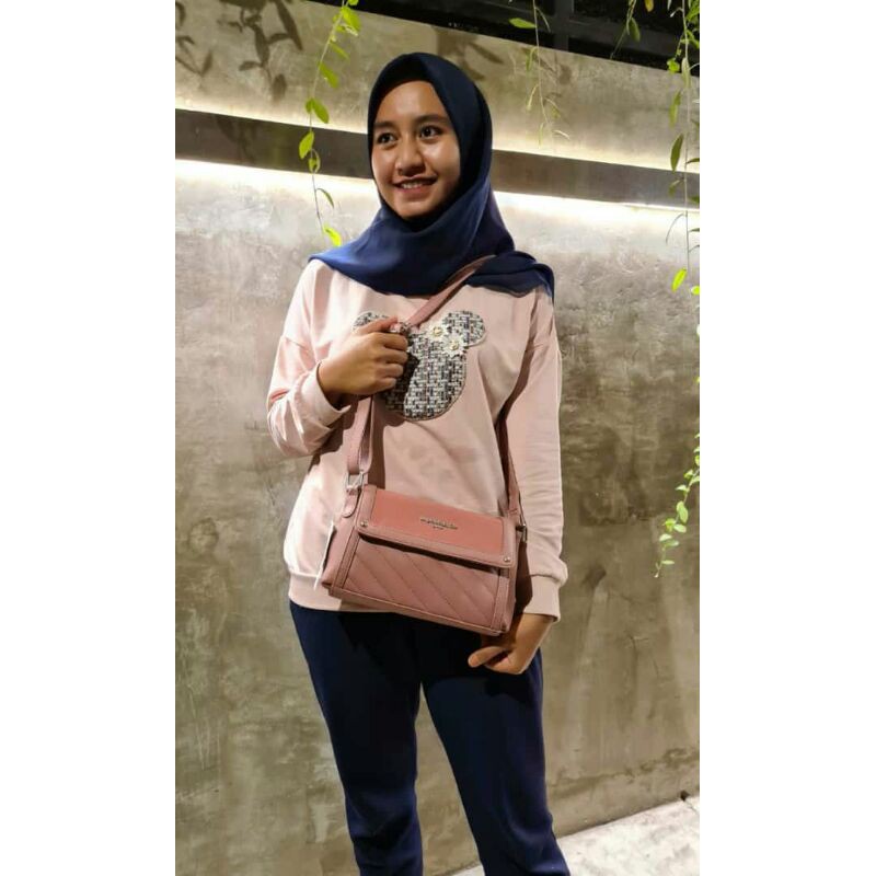 DISKON TAS SELEMPANG WANITA IMPORT WIDEENA SHOPIE MARTIN