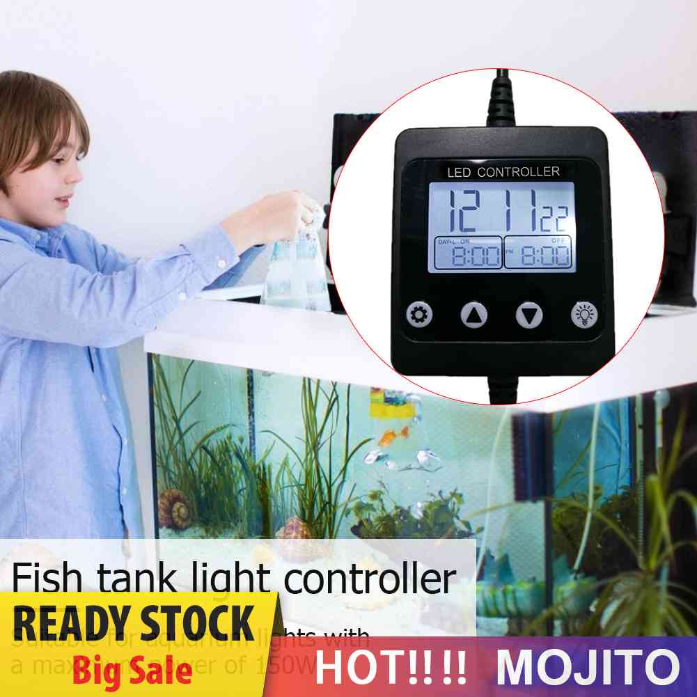 Alat Pengontrol Cahaya Akuarium Dengan Layar LCD Dan Sistem Peredupan