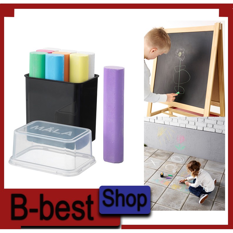 

MALA KAPUR / 9 Aneka Warna / Blackboard Chalk KAPUR TULIS