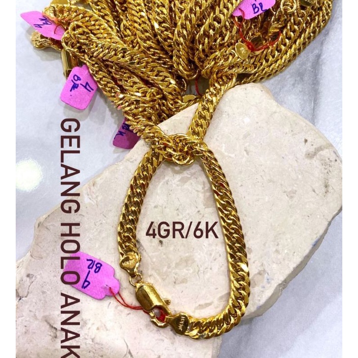 Gelang Rante Hollo Kadar 300//4 Gram// ANAK-DEWASA