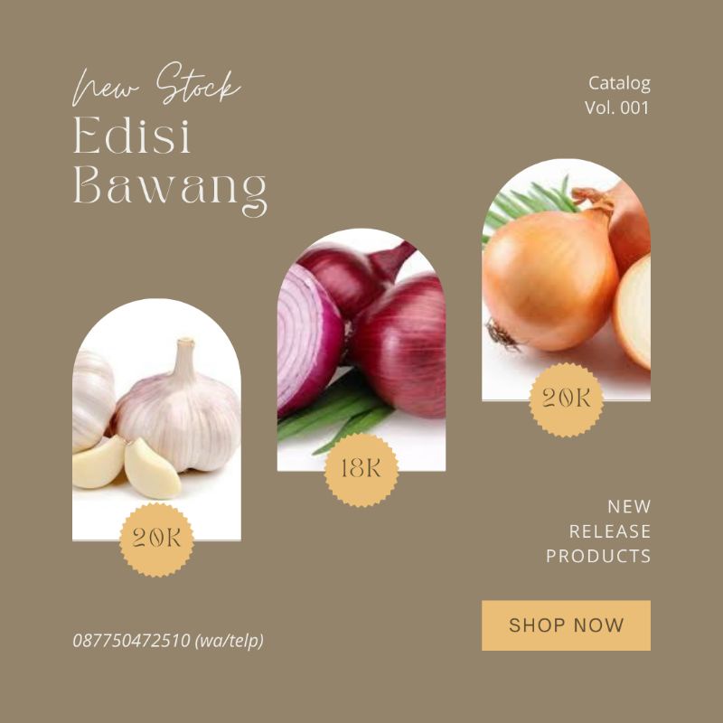 

Bawang putih, bawang merah, bawang bombai || edisi bawang lokal