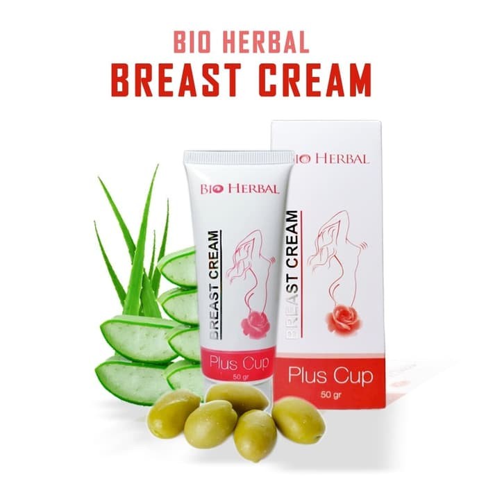 Cream Krim Pembesar PENGENCANG PAYUDARA BIO HERBAL BREAST CREAM PLUS CUP 50GR ORIGNAL