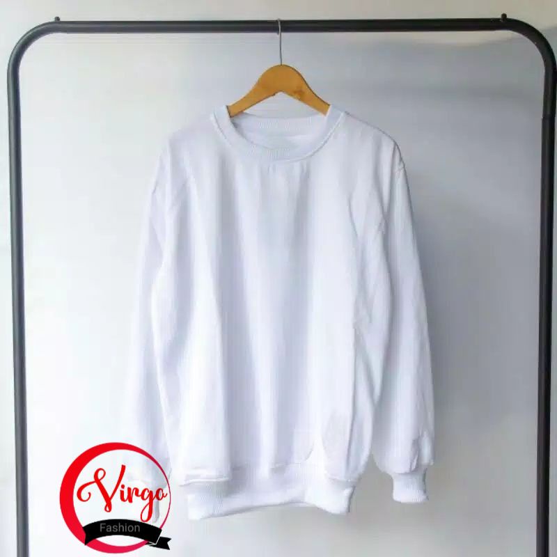 SWEATER CREWNECK BASIC POLOS PRIA / WANITA / SWEATER PRIA / SWEATER WANITA / SWEATER POLOS