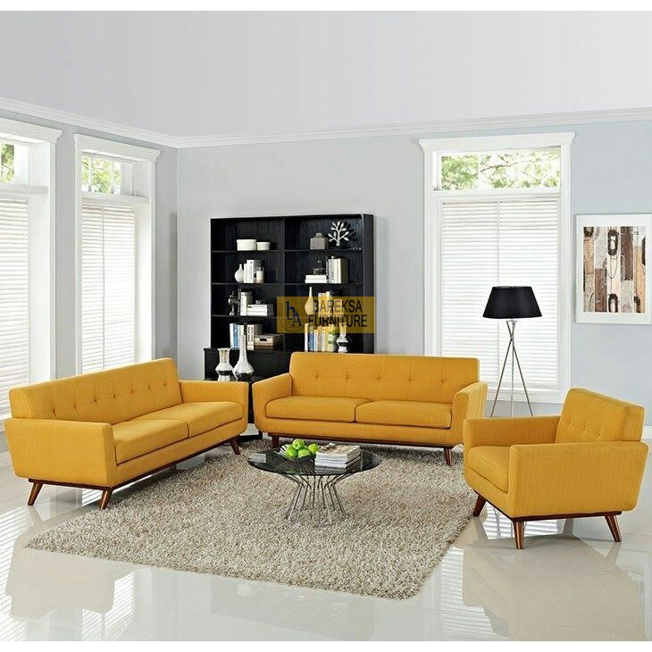 SOFA RETRO SET SOFA SCANDINAVIAN MURAH, SOFA L, SOFA SUDUT TERLARIS, SOFA VINTAGE, SOFA MINIMALIS A3