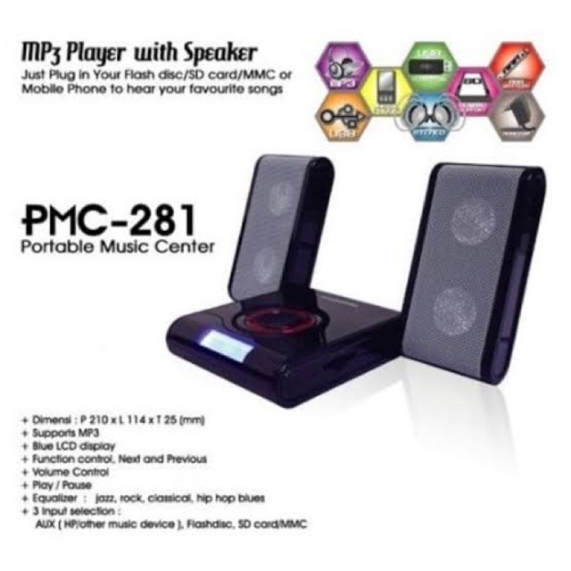 Speaker Murah Original Rumah Kantor Speaker Simbadda pmc281 Komputer Computer