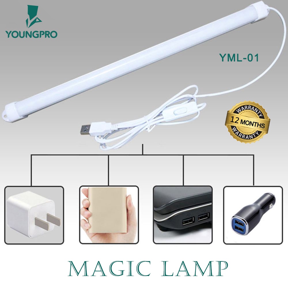 LAMPU STICK DARURAT LAMPU LED 26 CM 37 CM 52 CM - YOUNGPRO MAGIC LAMP