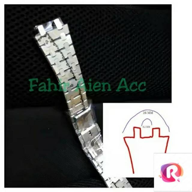 Strap tali jam tangan AP AUDEMARS PIGUET FULL STAINLESS TALI JAM TANGAN STAINLESS AP AUDEMARS PIGUET