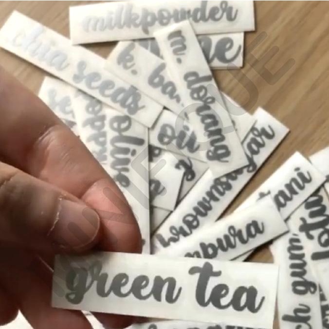 

Cutting sticker pantry mix small minifiq90 Segera Dapatkan