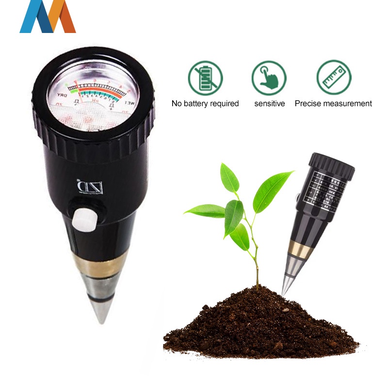 Mukava 2 in 1 Pen Type PH Meter Soil Humudity Moisture Tester High Sensitivity Soil Acidity Tester Alat Kelembaban Tanah