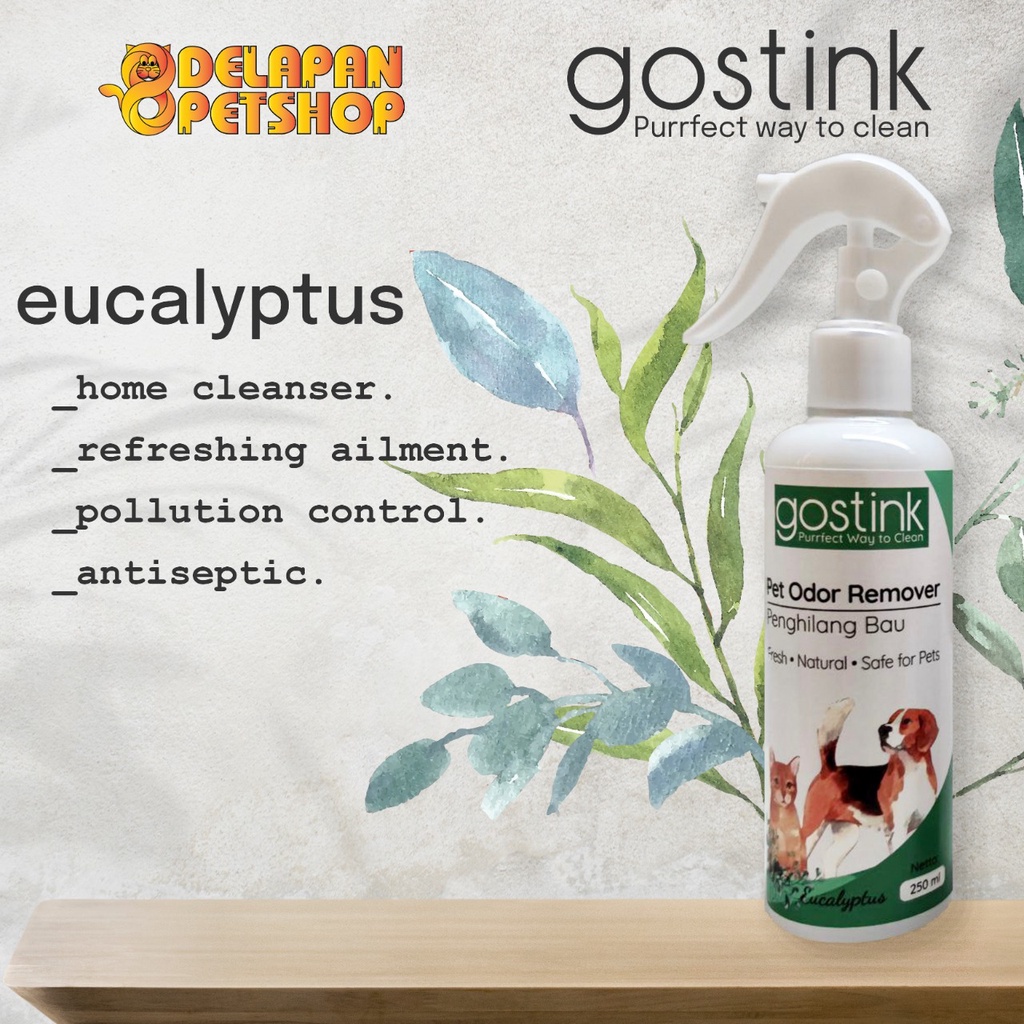 GOSTINK Pet Odor Remover 250ml / Penghilang Pengusir Bau Kotoran Hewan