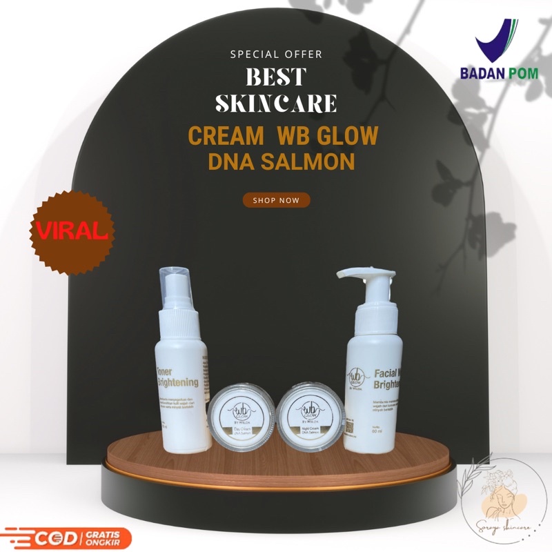 BISA ( COD ) WB GLOW DNA SALMON BY WILDA / ORIGINAL / WB GLOW SKINCARE