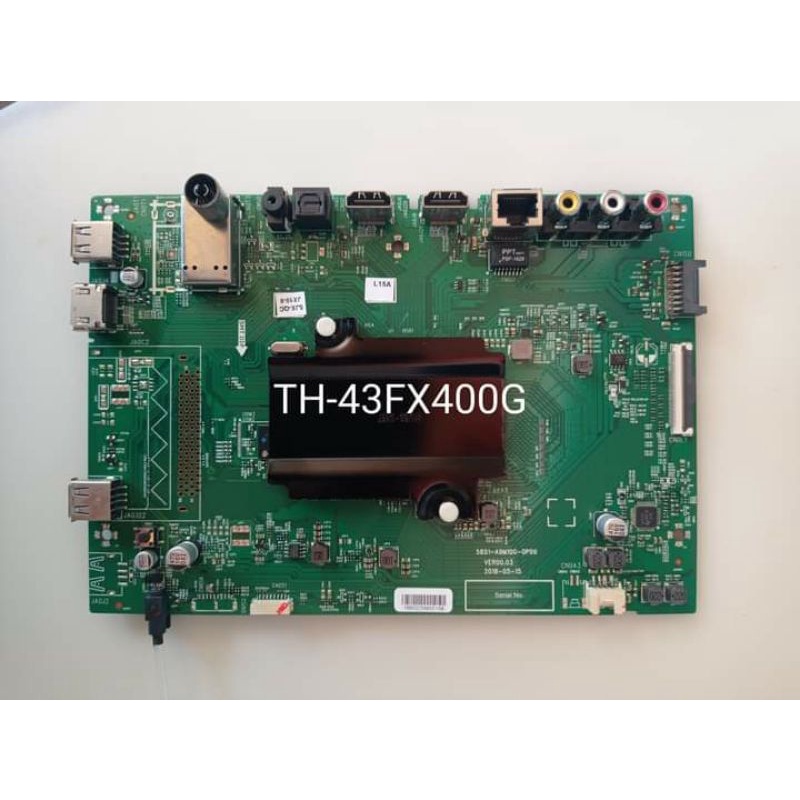 mainboard tv led panasonic th 43fx400g - mb tv led th 43fx400g - mesin tv led panasonic th 43fx400g