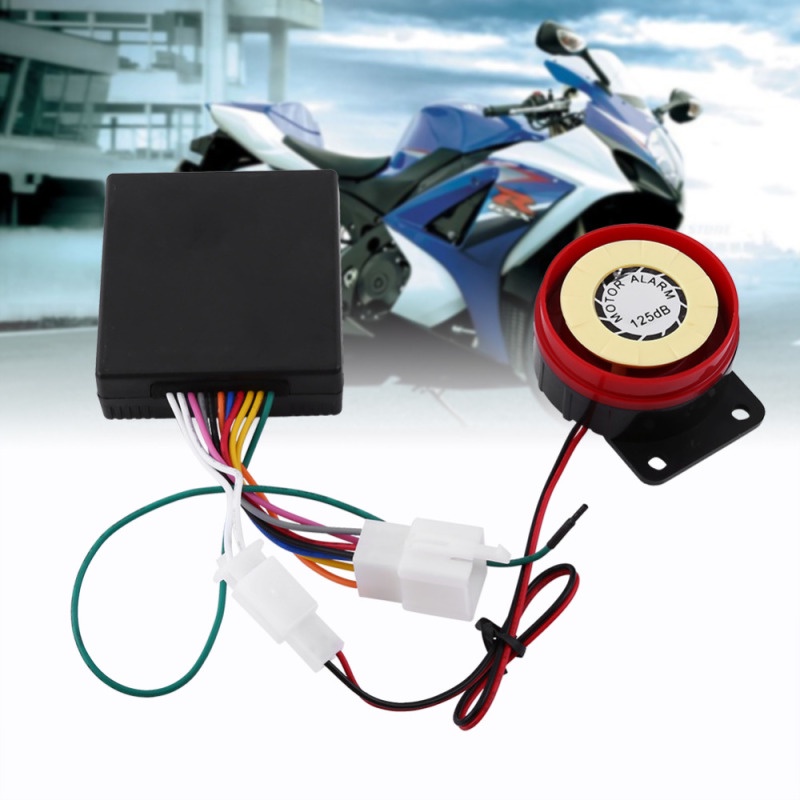 Alarm Motor System V12 Remote Stater Jarak Jauh Universal Yamaha Honda Suzuki